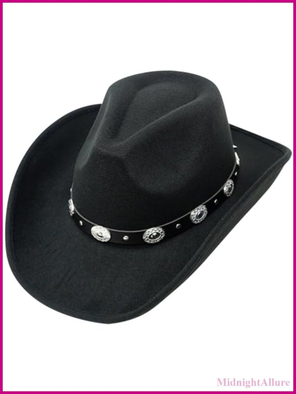 Felt Cowboy Hat Western Rodeo Costume Party Accessory Adjustable